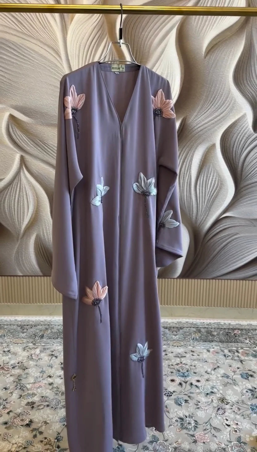 Flower Abaya Pack Of 4 Set