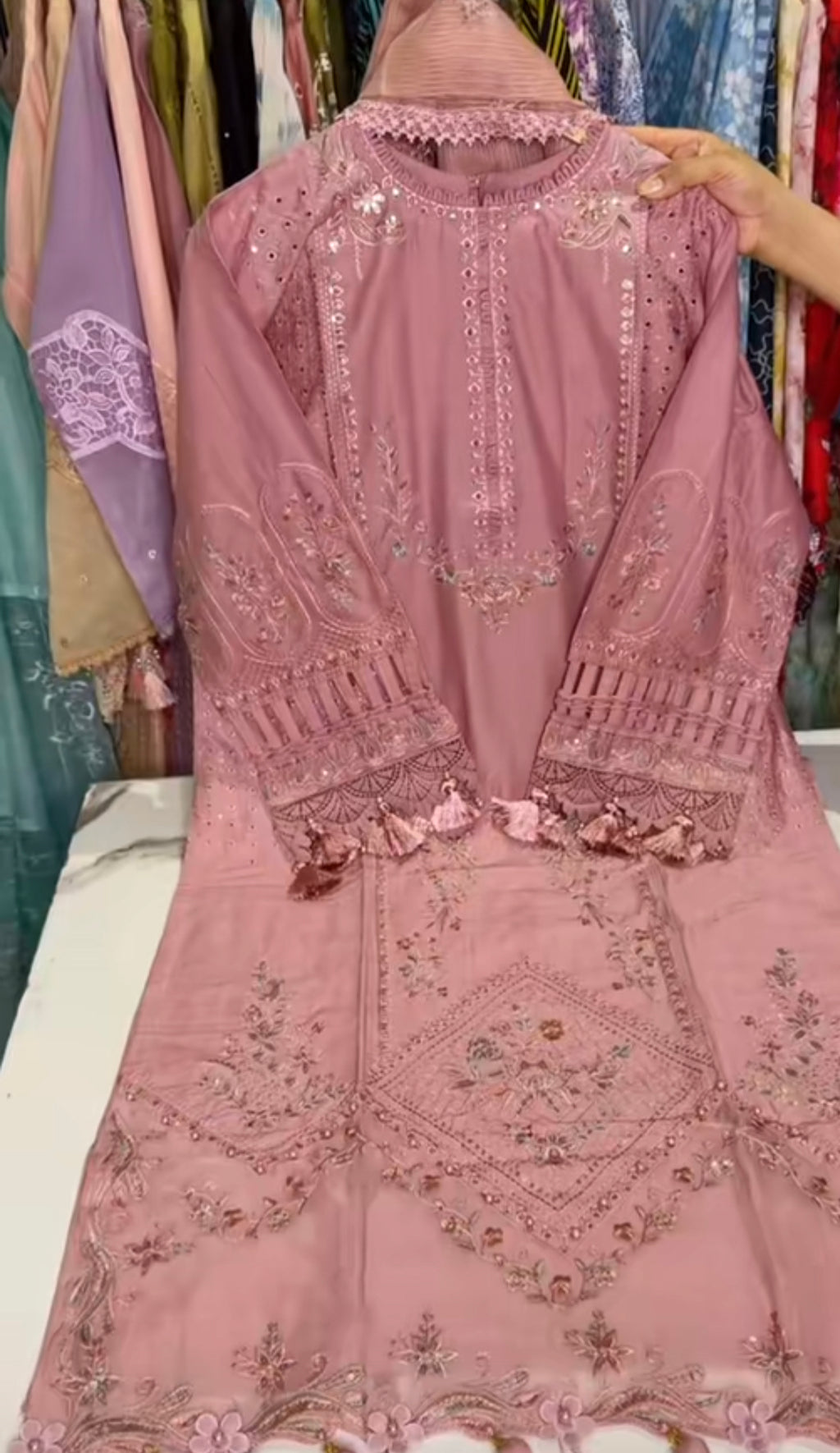 Komal Fully Embroidered 3 Piece Suit