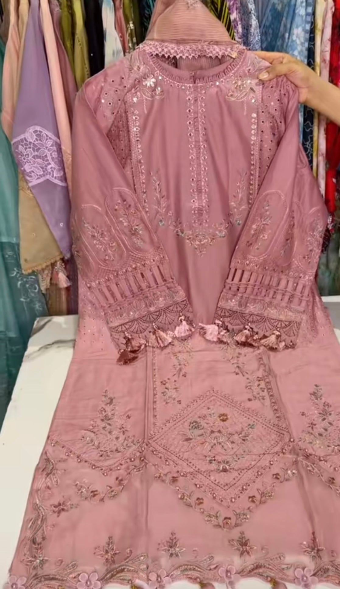 Komal Fully Embroidered 3 Piece Suit