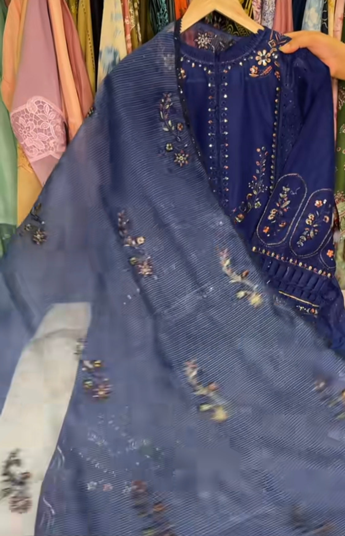 Komal Fully Embroidered 3 Piece Suit