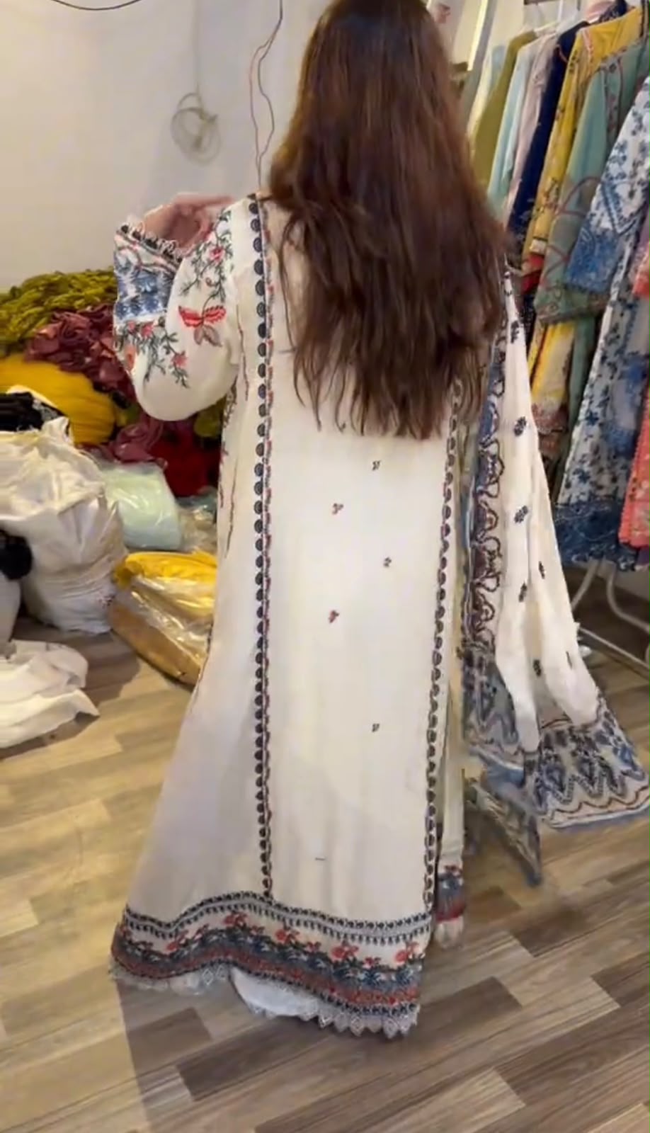 Omal Festive 3-Piece Embroidered Suit