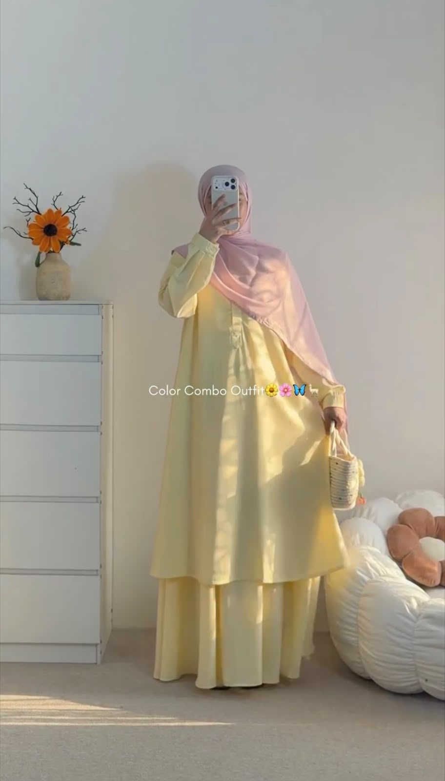 Omal Pack Of 2 Western Style Dress With Scarf