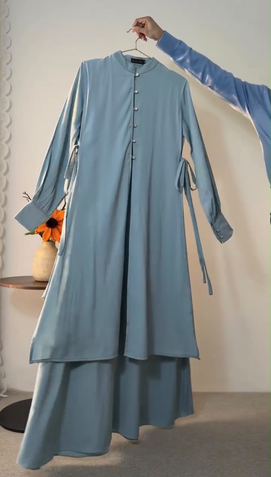 Omal Pack Of 2 Western Style Dress With Scarf