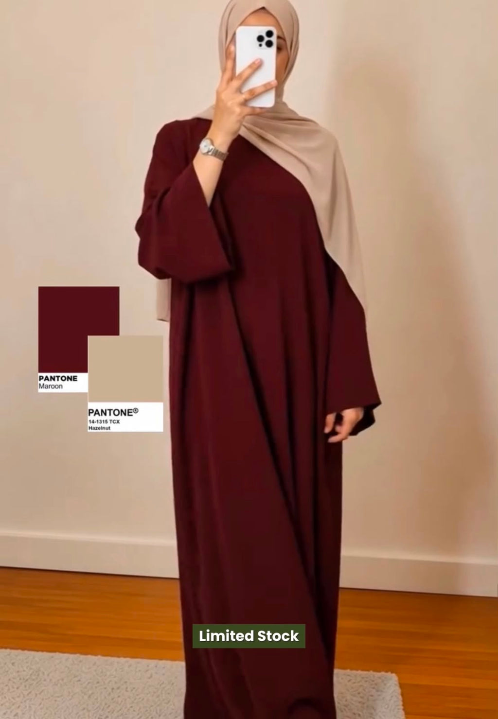 Pack Of 4 Abaya With Scarf
