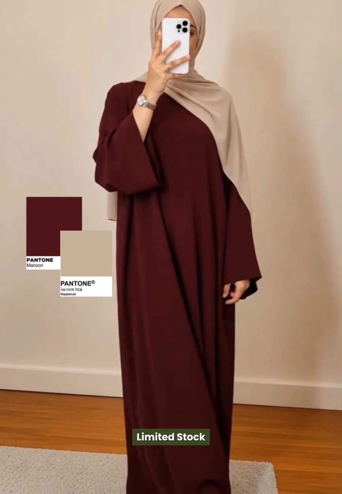 Pack Of 4 Abaya With Scarf
