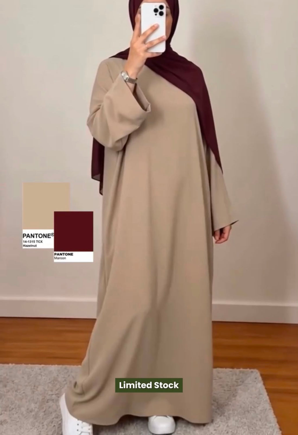 Pack Of 4 Abaya With Scarf