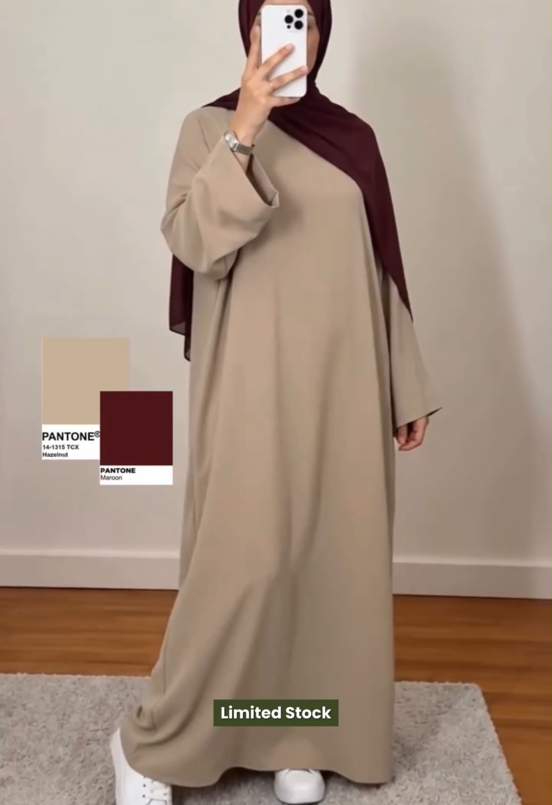 Pack Of 4 Abaya With Scarf