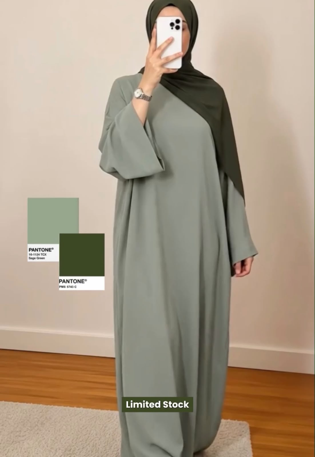 Pack Of 4 Abaya With Scarf