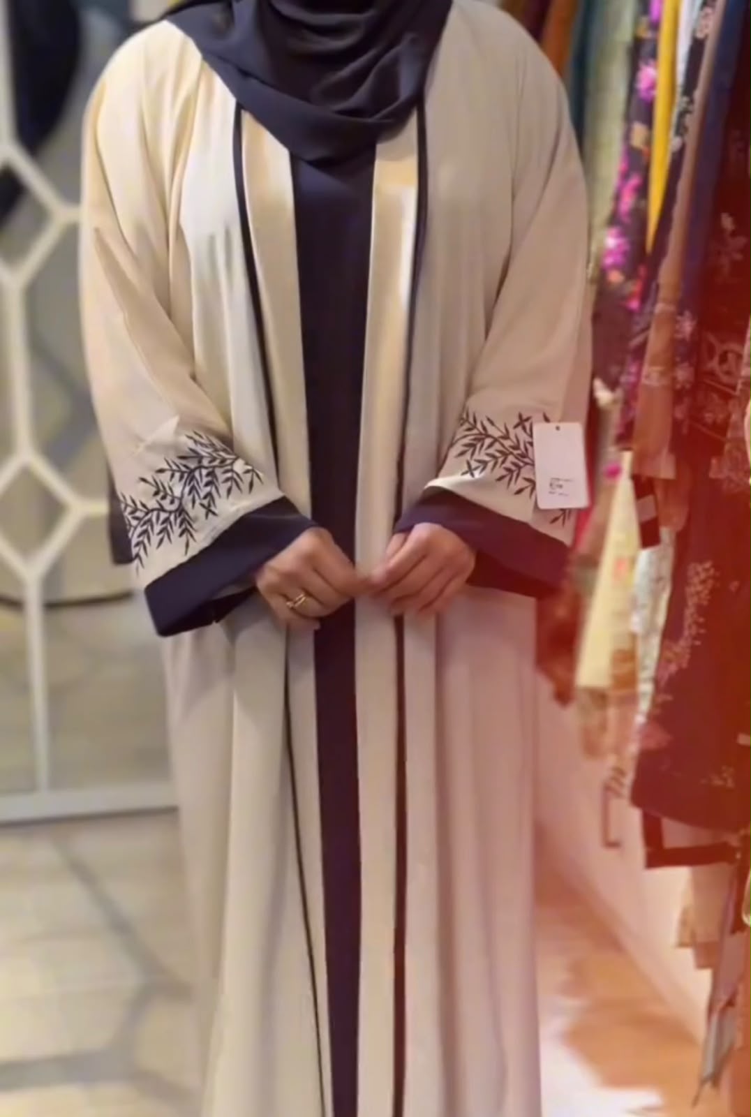 Pack Of 3 Abaya With Matching Scarf