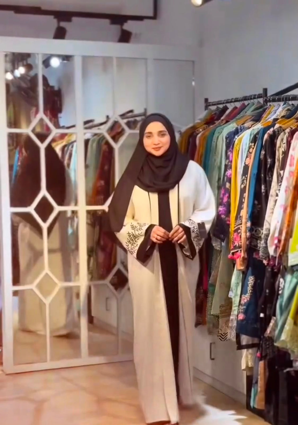 Pack Of 3 Abaya With Matching Scarf
