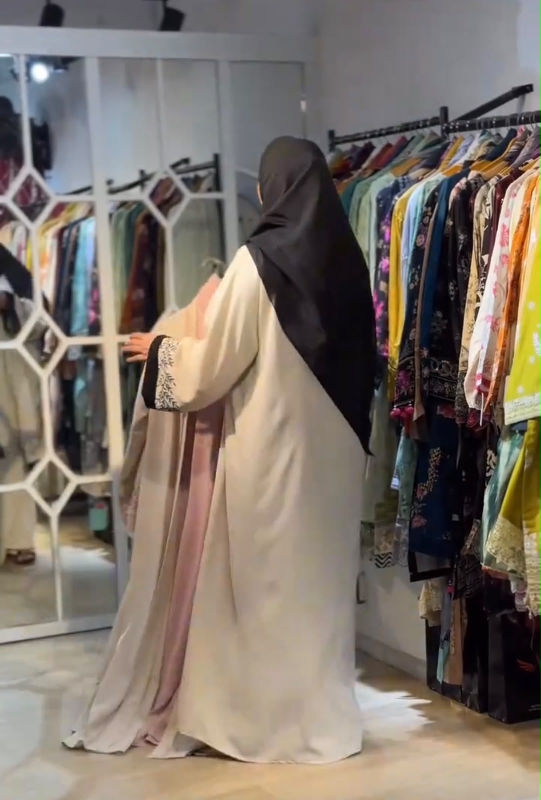 Pack Of 3 Abaya With Matching Scarf