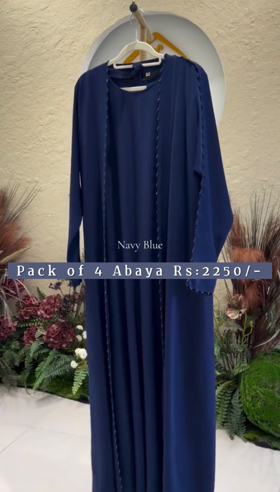 Omal Pack Of 4 Abaya