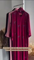Pack Of 3 Bow Abaya With Scarf