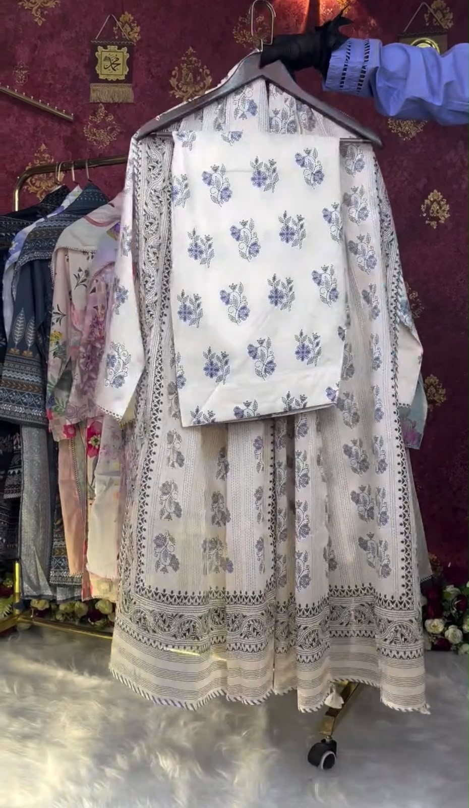 Khaddi Elegant 3 Piece Dress