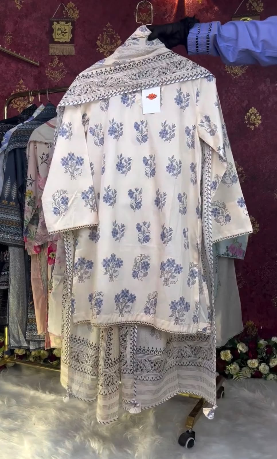 Khaddi Elegant 3 Piece Dress