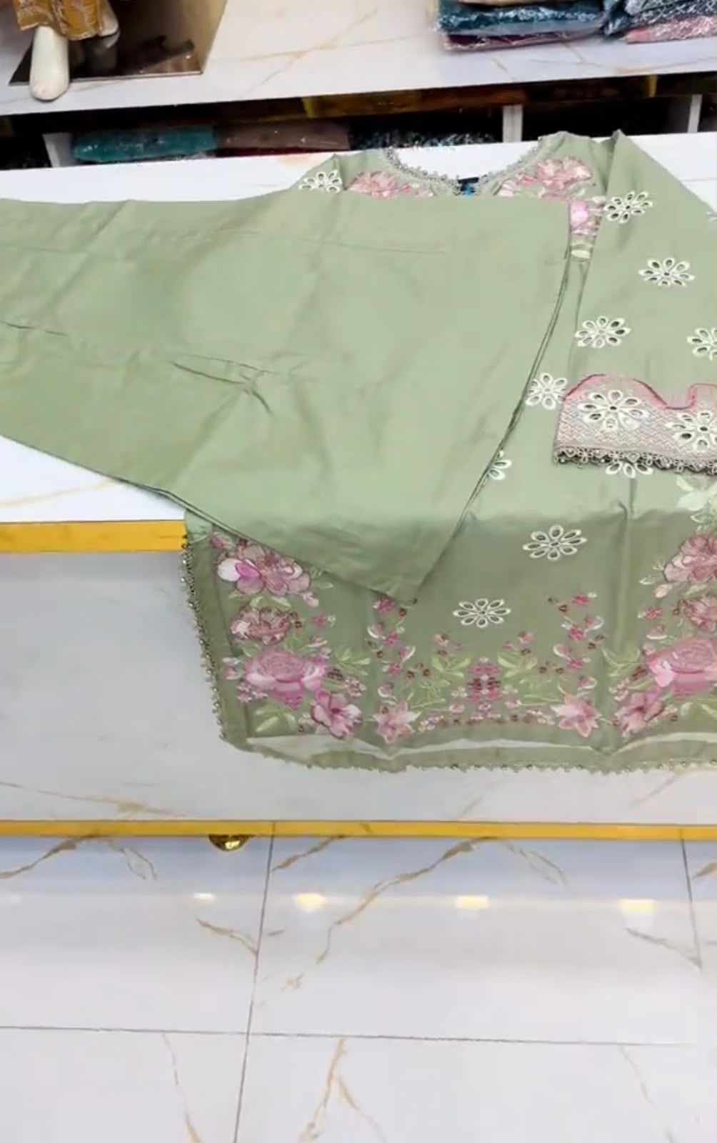 Komal 3 Piece Embroidered Dress
