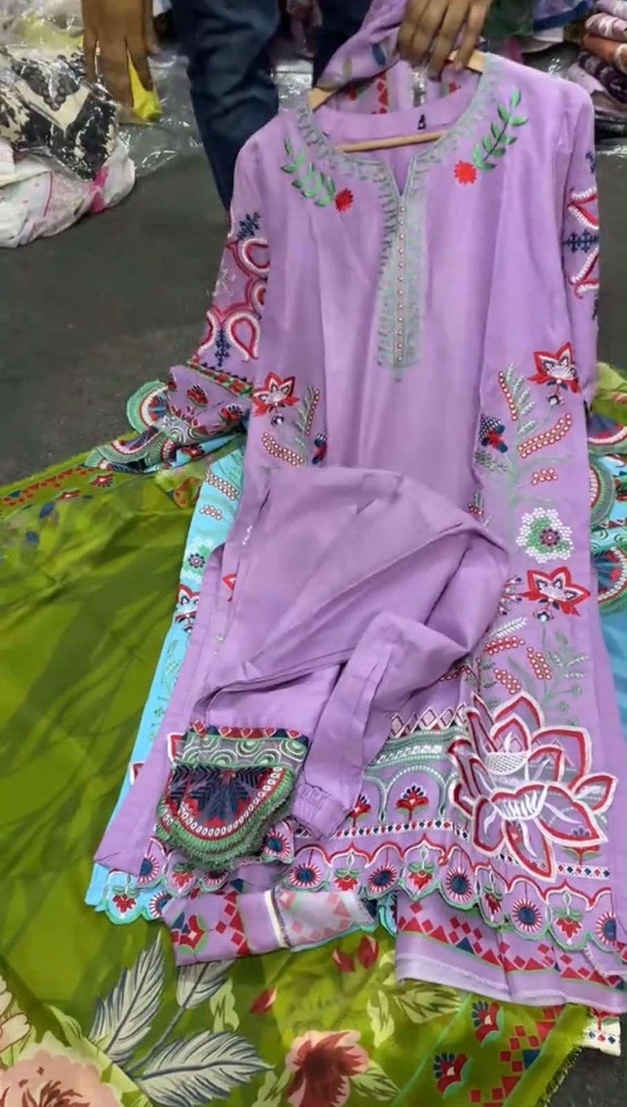Ethnic 3 Piece Embroidered Dress