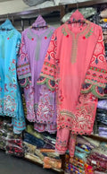 Ethnic 3 Piece Embroidered Dress