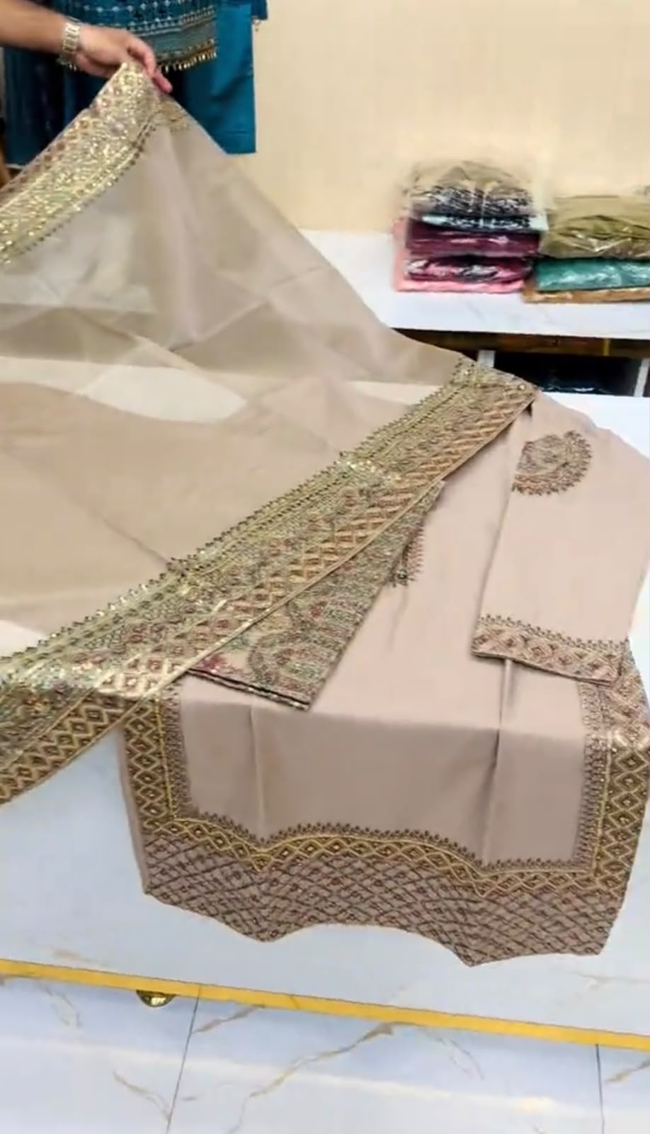 Komal 3 Piece Embroidered Suit