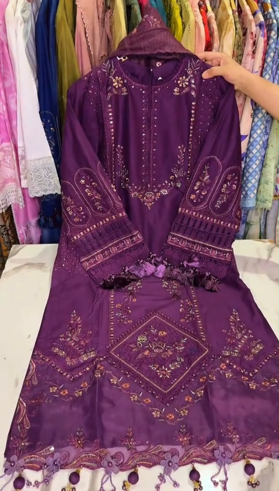 Komal Fully Embroidered 3 Piece Suit