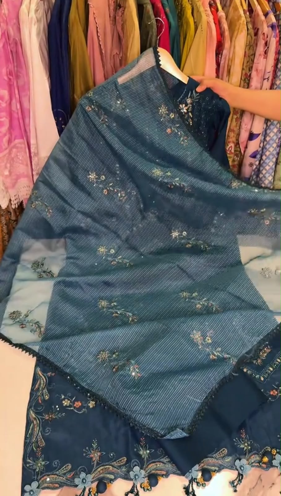 Komal Fully Embroidered 3 Piece Suit