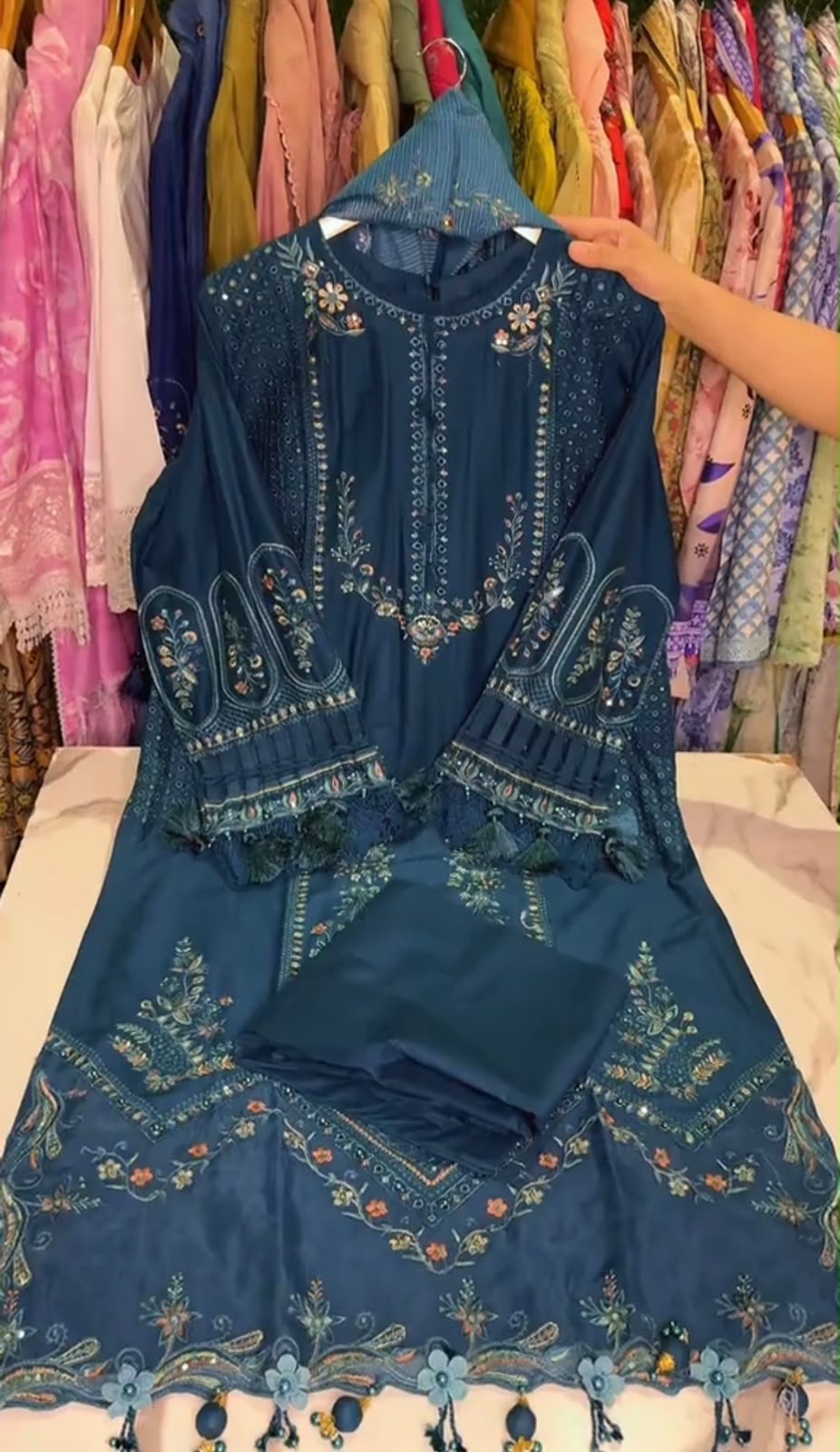 Komal Fully Embroidered 3 Piece Suit
