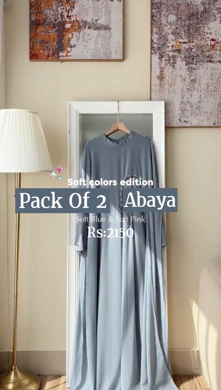 Komal Pack Of 2 Abaya