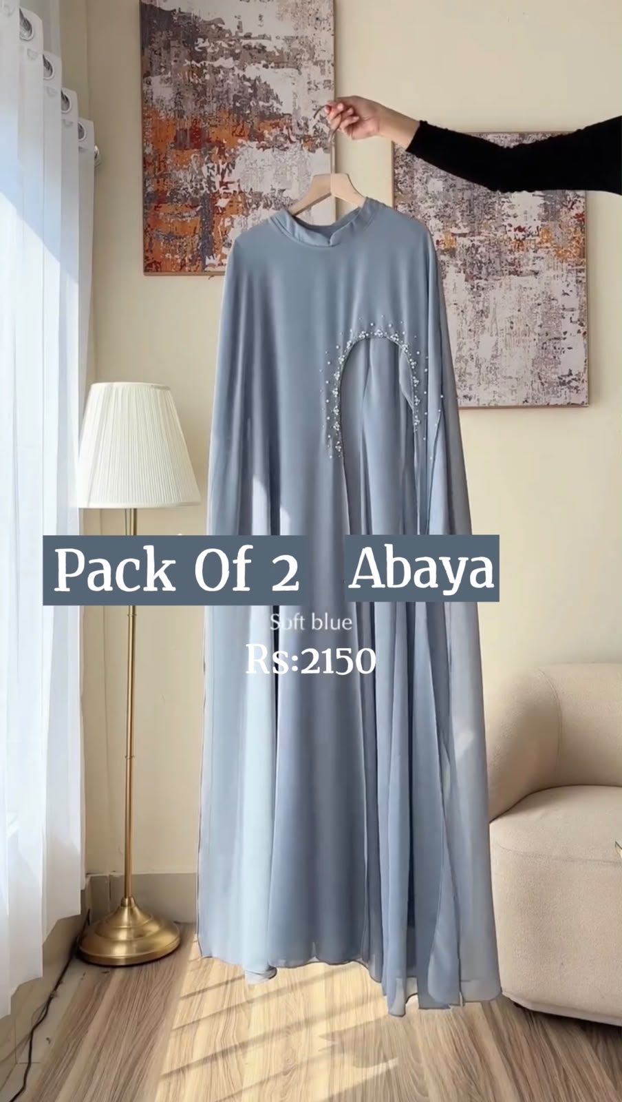 Komal Pack Of 2 Abaya