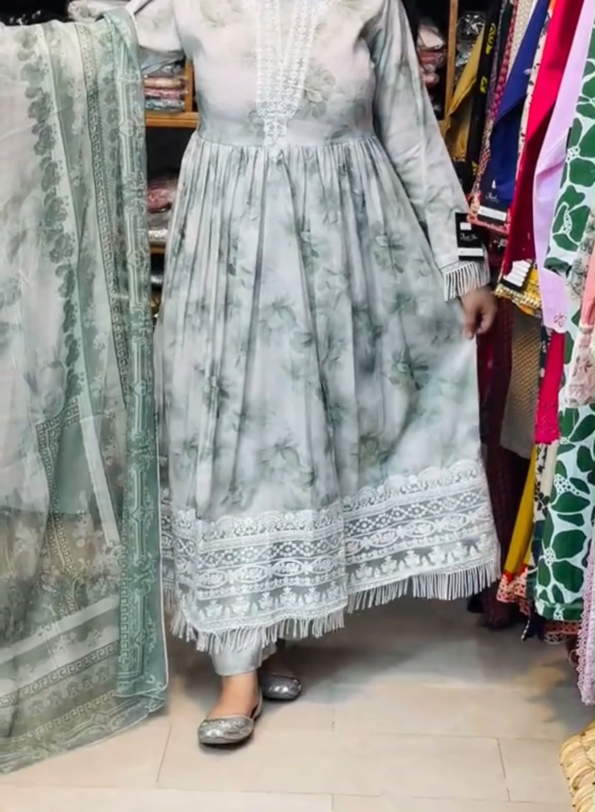 Komal 3 Piece Stitched Frock