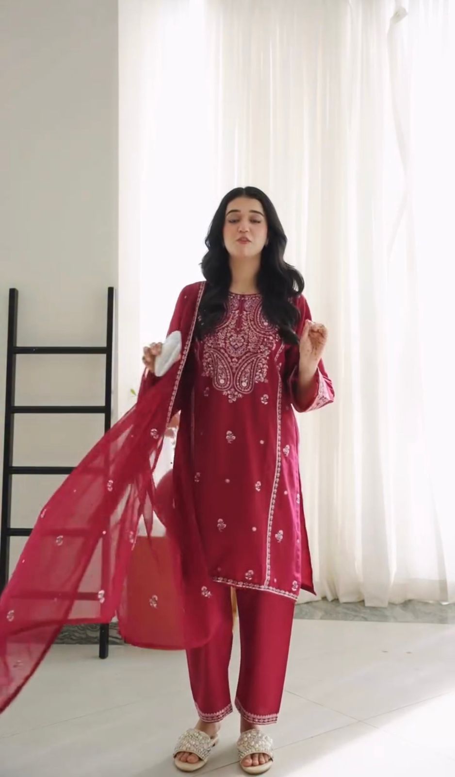 Komal Embroidered - 3pc