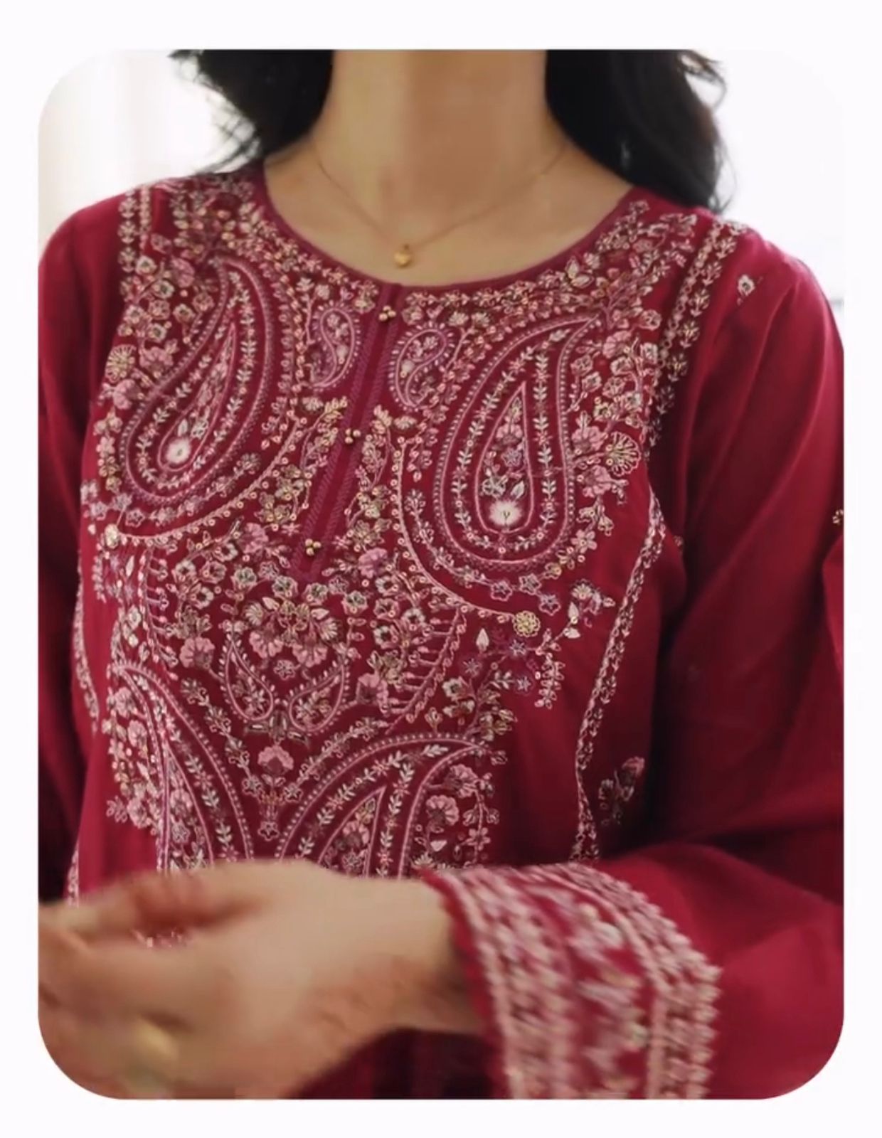Komal Embroidered - 3pc
