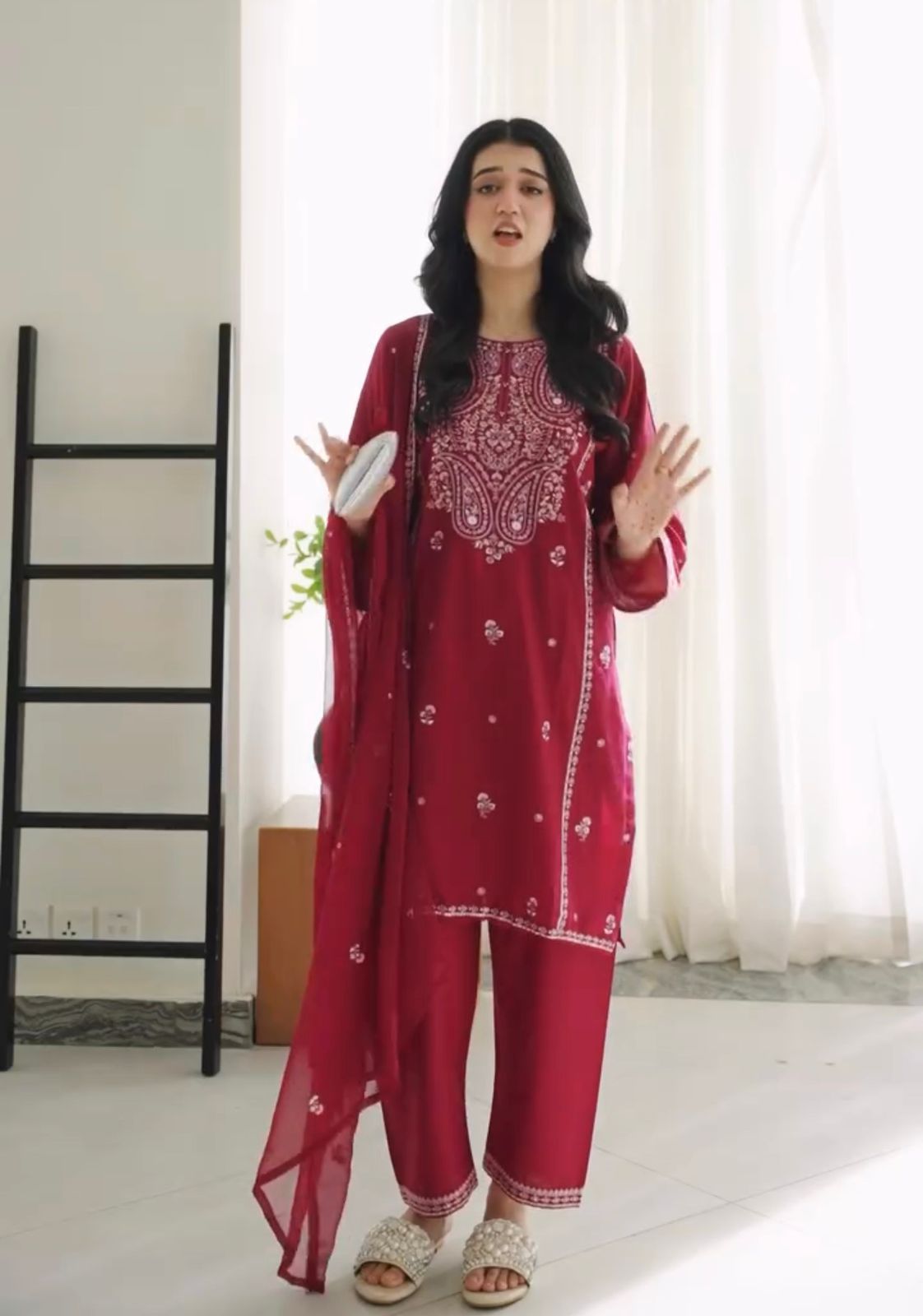 Komal Embroidered - 3pc