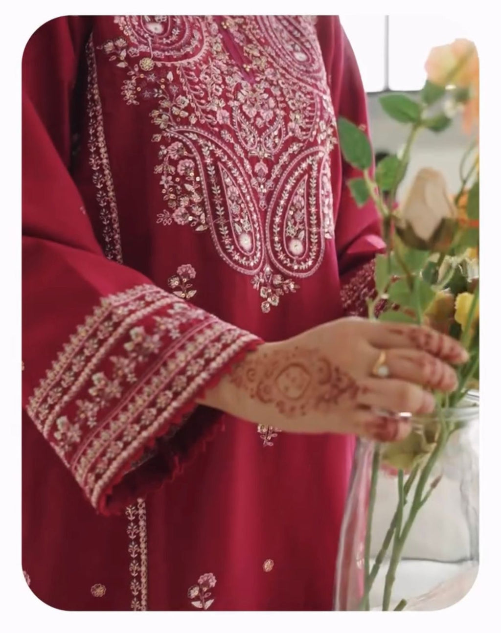 Komal Embroidered - 3pc