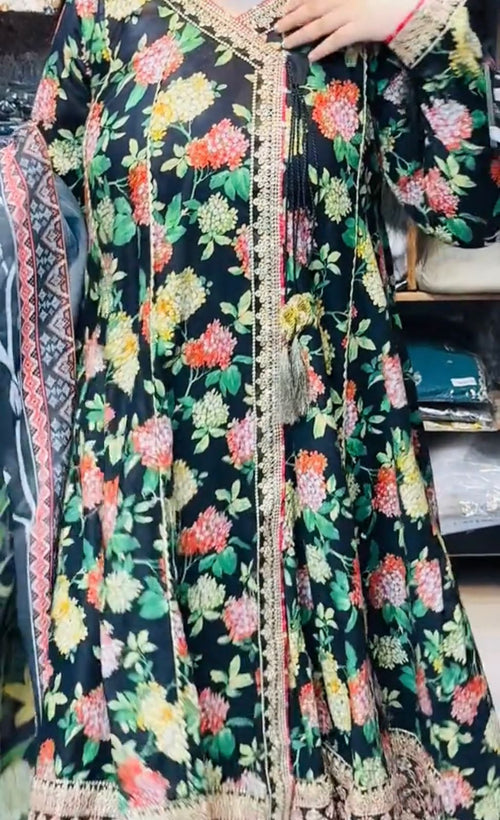 Anarkali Frock 3 Pcs